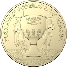 2023 $1 Australian Football League Womens Premiership Cup Coin Uncirculated