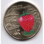 2025 $1 Aussie Big Things 2 - Coloured Strawberry Coin Uncirculated  2025 $1 Aussie Big Things 2 - Coloured Strawberry Coin Uncirculated
