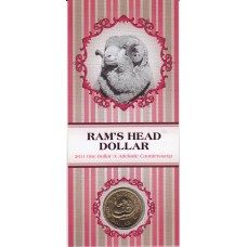 2011 $1 Rams Head Dollar Counterstamp 'A'