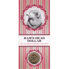 2011 $1 Rams Head Dollar Counterstamp 'M'