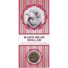 2011 $1 Rams Head Dollar Counterstamp 'P'