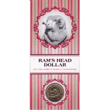 2011 $1 Rams Head Dollar Counterstamp 'S'