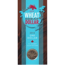 2012 $1 Wheat Sheaf Counterstamp 'S'