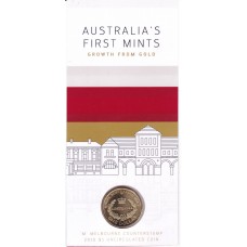 2016 $1 Australia’s First Mints - Counterstamp 'M'