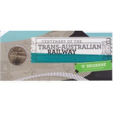 2017 $1 Trans-Australian Railway - Counterstamp 'B'