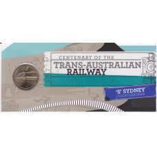 2017 $1 Trans-Australian Railway - Counterstamp 'S'