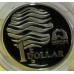 1993 $1 Landcare 92.5% Silver Proof