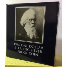 1996 $1 Sir Henry Parkes 92.5% Silver Proof Boxed Coins 