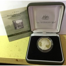 1999 $1 ANZAC 99.9% Silver Proof