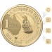 2014 $1 Voyage to Terra Australis  4 Coin Set 1 C Mintmark Plus 3 Privy Marks, B, S & M