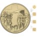 2015 $1 ANZAC Centenary  4 Coin Set 1 C Mintmark Plus 3 Privy Marks, B, S & M