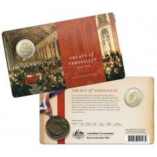 2019 $1 Centenary of the Treaty of Versailles Coin/Card Uncirculated
