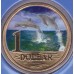 2006 $1 Pad Printed Coin Ocean Series - Dolphin Coin/Card