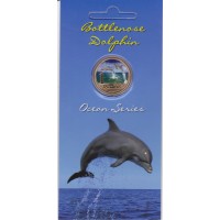 2006 $1 Pad Printed Coin Ocean Series - Dolphin Coin/Card