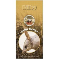2009 $1 Pad Printed Coin Land Series - Bilby Coin/Card