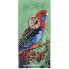 2011 $1 Pad Printed Coin Air Series - Crimson Rosella Coin/Card