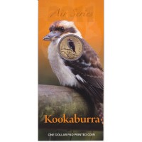 2011 $1 Pad Printed Coin Air Series - Kookaburra Coin/Card