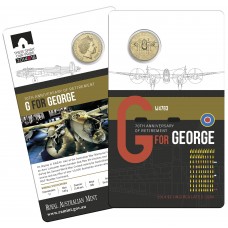 2014 $1 70th Anniversary Of The Retirement Of ‘G For George’ Coin/Card