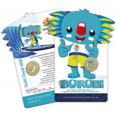 2018 $1 Australia Commonwealth Games Gold Coast - Borobi Coin/Card