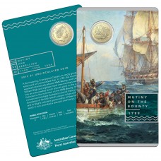 2019 $1 Mutiny and Rebellion - The Bounty Coin/Card Uncirculated