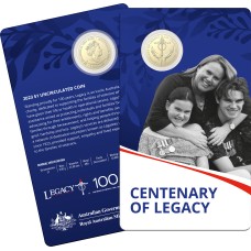 2023 $1 Centenary of Legacy Carded Coin Uncirculated 