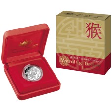 2016 $1 Lunar Series - Year of the Monkey 99.9% Silver Proof Coin