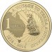 2014 $1 Voyage to Terra Australis 'C' Mintmark Coin Gallery Press