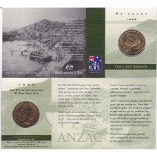 1999 $1 The Last ANZAC Mint Mark "B"
