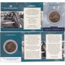 2000 $1 HMAS Sydney II Mint Mark "C"