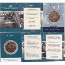 2000 $1 HMAS Sydney II Mint Mark "S"