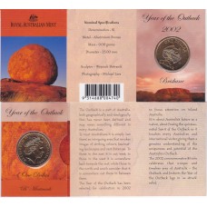 2002 $1 Outback Mint Mark "B"