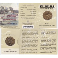 2004 $1 Eureka Stockade Mint Mark "C"