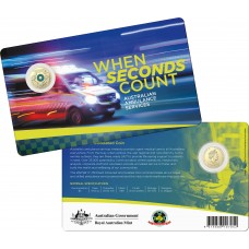 2021 $2 Australian Ambulance Service 'C' Mint Mark Coin/Card