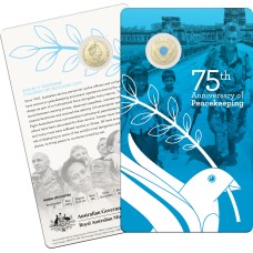 2022 $2 75th Anniversary of Peacekeeping 'C' Mint Mark Coin/Folder