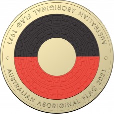 2021 $2 Aboriginal One Flag One Nation Coin Uncirculated