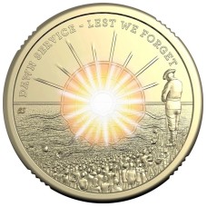 2026 $2 ANZAC Day Lest We Forget Dawn Services Uncirculated Coin