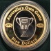 2004 $5 AFL - Australia's Own Game Gold Plated 99.9% Silver Proof