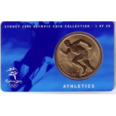 2000 $5 Athletics Olympic Coin 1 of 28