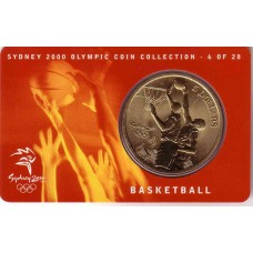 2000 $5 Basketball Olympic Coin 6 of 28