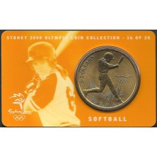 2000 $5 Softball Olympic Coin 16 of 28