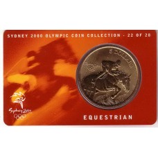 2000 $5 Equestrian Olympic Coin 22 of 28