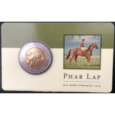 2000 $5 Phar Lap Race Horse