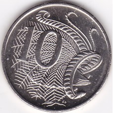 2010 10¢ Lyrebird Uncirculated