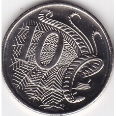 2014 10¢ Lyrebird Uncirculated Coin