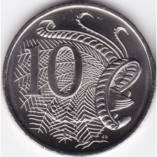 2016 10¢ Lyrebird Uncirculated Coin