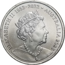 2023 10¢ Lyrebird Queen Elizabeth II 1952-2022 Uncirculated