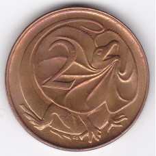 1966 2¢ Frilled Necked Lizard Uncirculated