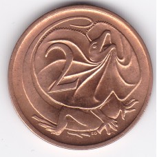 1972 2¢ Frilled Necked Lizard Uncirculated