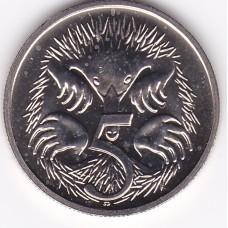 1991 5¢ Echidna Uncirculated