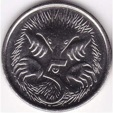 2016 5¢ Echidna Changeover Coin Uncirculated